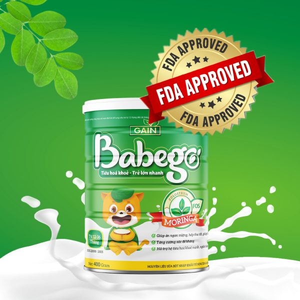 Sữa thảo dược chùm ngây Babego 12-36M 800g