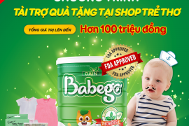 Babego hợp tác với Shop trẻ thơ